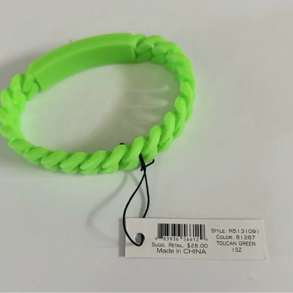 Marc by Marc Jacob’s Neon Green Silicone Bracelet